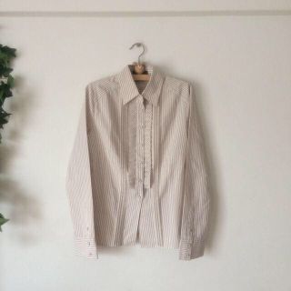 ボディドレッシングデラックス(BODY DRESSING Deluxe)のボディドレッシング  ストライプシャツ(シャツ/ブラウス(長袖/七分))