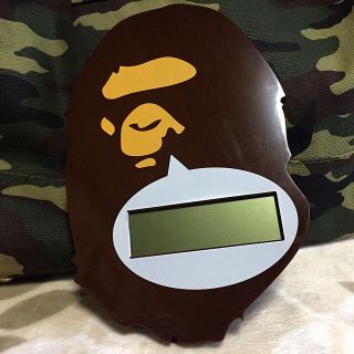 アベイシングエイプ(A BATHING APE)の値下げ‼️BAPE デジタルウォールロック(掛時計/柱時計)