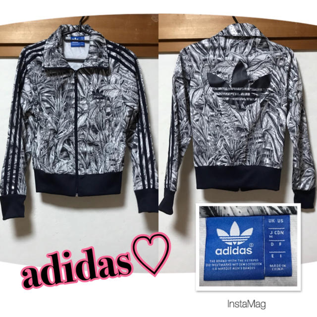 コメントで300円引き♡adidas♡柄 ジャージ♡ジャケット♡アディダス