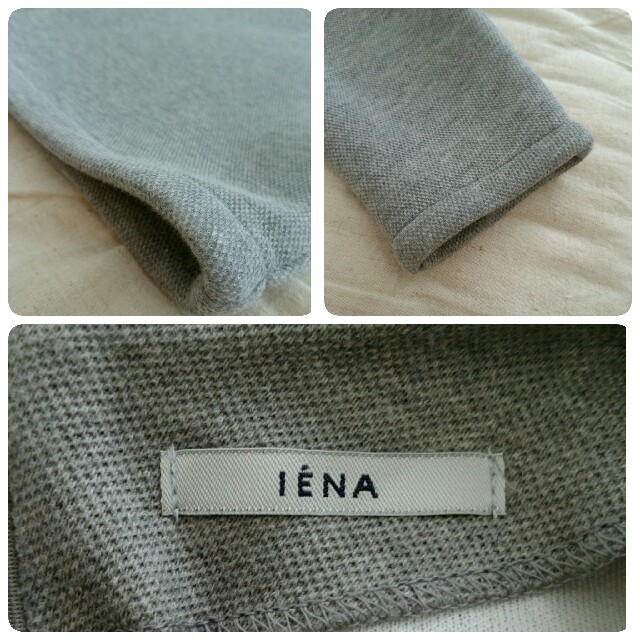 IENA(イエナ)の値下げ【美品】イエナ　トップス　グレー レディースのトップス(カットソー(長袖/七分))の商品写真