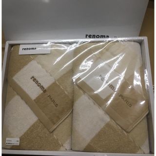 レノマ(RENOMA)の【saya様専用】レノマ バスタオルセット（バスタオル２枚セット） 新品未使用(タオル/バス用品)