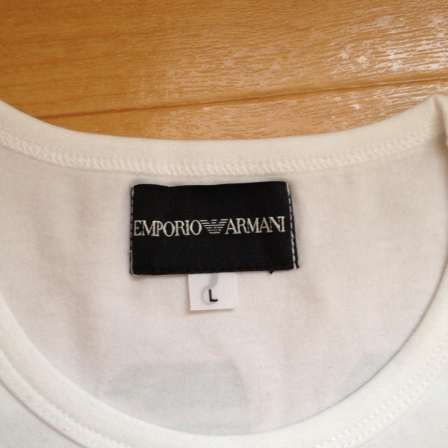 Emporio Armani(エンポリオアルマーニ)の早い者勝ち！アルマーニ白Tシャツ★ レディースのトップス(Tシャツ(半袖/袖なし))の商品写真