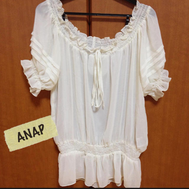 ANAP(アナップ)の♡美品!ANAPシフォンブラウス着画有♡ レディースのトップス(シャツ/ブラウス(半袖/袖なし))の商品写真