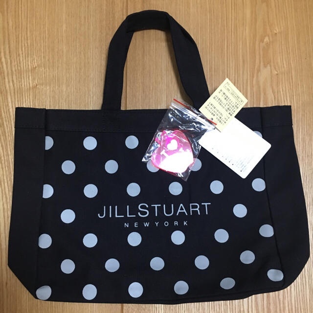 JILLSTUART(ジルスチュアート)の新品 ジルスチュアート 布バック リンゴバッジ付き レディースのバッグ(トートバッグ)の商品写真