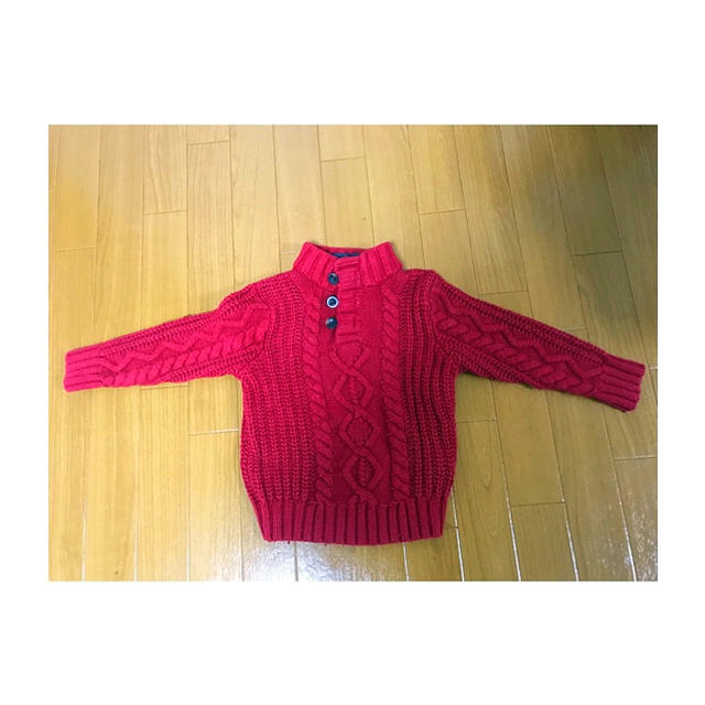 GAP Kids(ギャップキッズ)のGAPKIDS ケーブル編みニット キッズ/ベビー/マタニティのキッズ服男の子用(90cm~)(ニット)の商品写真