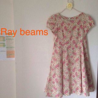 ビームス(BEAMS)のRay beams花柄ワンピ♡(ひざ丈ワンピース)