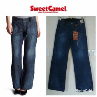 スウィートキャメル(SweetCamel)の新品定価12,600円♡Sweet Camel♡ワークセミバギーパンツ(デニム/ジーンズ)