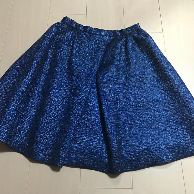 chesty 大人気 グリッター スカート ブルー size0 美品