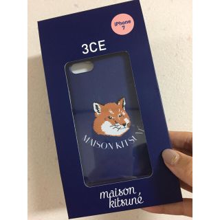 メゾンキツネ(MAISON KITSUNE')のyukihanzo様専用♡新品未使用☆3CE×メゾンキツネ iPhoneケース (iPhoneケース)