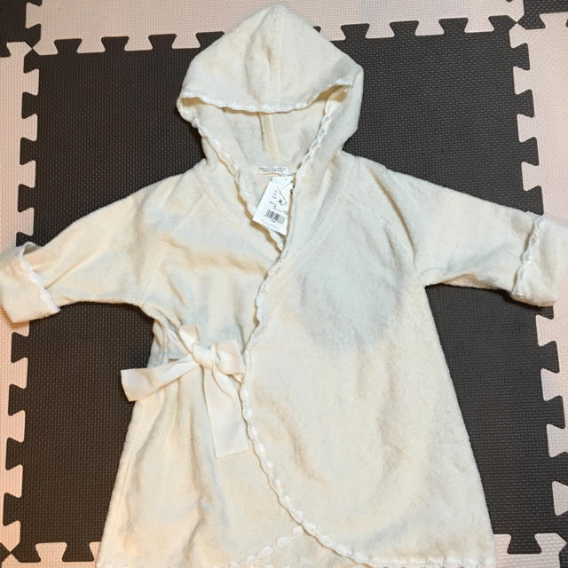 PRISTINE BABY オーガニックコットン バスローブ 新品 キッズ/ベビー/マタニティのベビー服(~85cm)(バスローブ)の商品写真