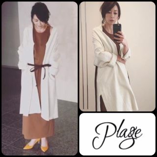 プラージュ(Plage)の新品 プラージュコート☆plage 定価23,760円 タグ付き(ロングコート)