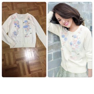 チェスティ(Chesty)の2017年購入 chesty Flower Chiffon Cardigan(カーディガン)