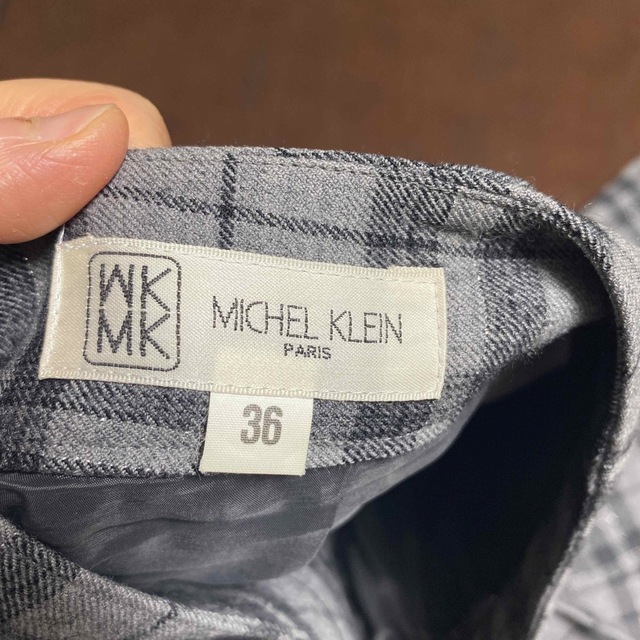 MICHEL KLEIN(ミッシェルクラン)のMICHEL KLEIN チェックパンツ レディースのパンツ(カジュアルパンツ)の商品写真