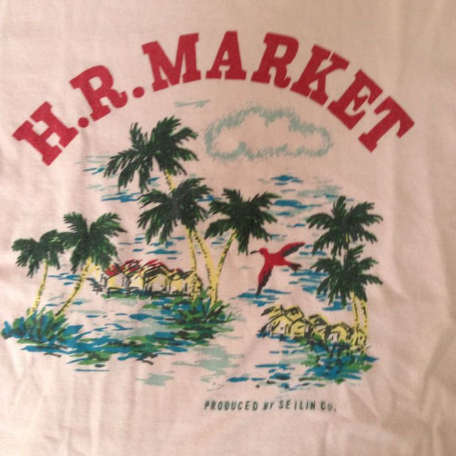 HOLLYWOOD RANCH MARKET(ハリウッドランチマーケット)のH.R.M Tシャツ ハリウッドランチマーケット BLUEBLUE レディースのトップス(その他)の商品写真