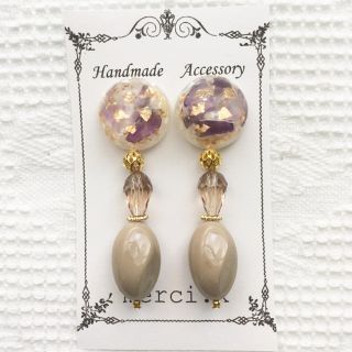 NO.619 レジンピアス イヤリング(ピアス)