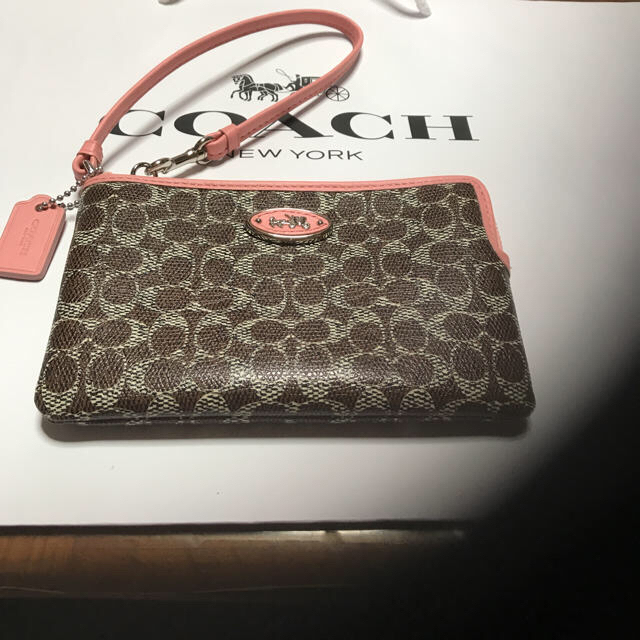 COACH(コーチ)のコーチポーチ、携帯ケース「しろくま様専用 レディースのファッション小物(ポーチ)の商品写真