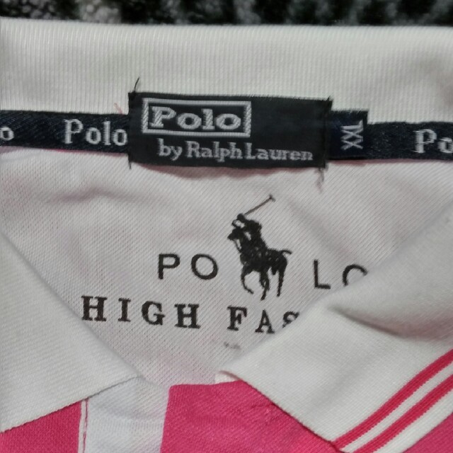 POLO RALPH LAUREN(ポロラルフローレン)のPOLO　ポロシャツ　XXL　ピンク色 メンズのトップス(ポロシャツ)の商品写真