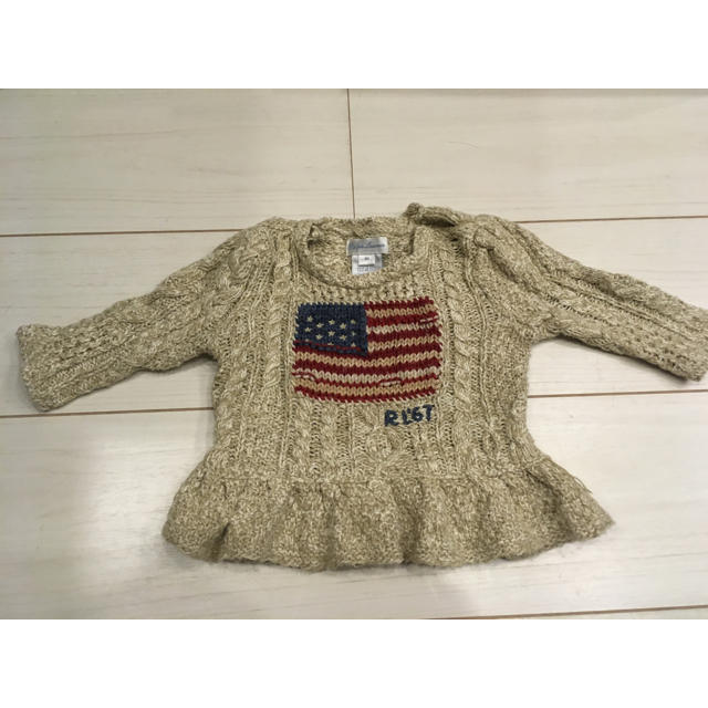 Ralph Lauren(ラルフローレン)の（中古）ラルフローレン ベビーニット キッズ/ベビー/マタニティのベビー服(~85cm)(ニット/セーター)の商品写真