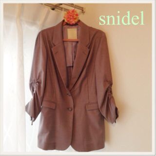 スナイデル(SNIDEL)の再出品!!snidel春ジャケット☆(テーラードジャケット)