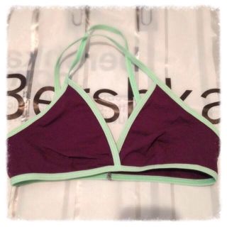 アメリカンアパレル(American Apparel)のTube top#brown&mint(ベアトップ/チューブトップ)