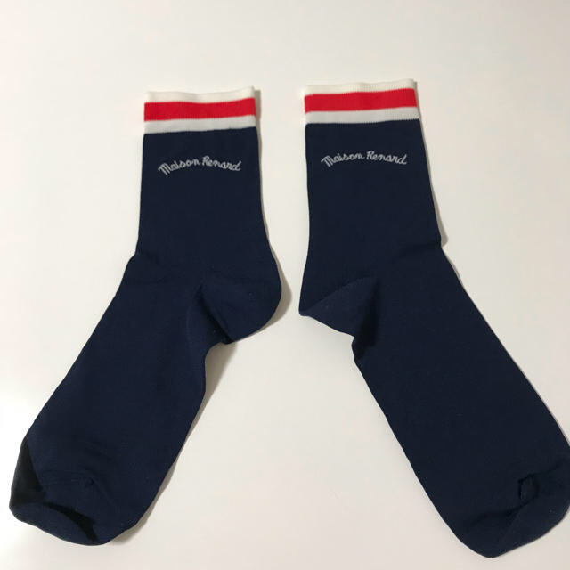 MAISON KITSUNE'(メゾンキツネ)のmaison kitsune メゾンキツネ 未使用品 靴下 レディースのレッグウェア(ソックス)の商品写真