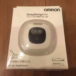 オムロン(OMRON)の値下げ⤵︎【新品】オムロン ねむり時間計 HSL-001 白 ホワイト(その他)