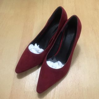 アズールバイマウジー(AZUL by moussy)の【値下げOK】新品！スウェードボルドーパンプス♡♡(ハイヒール/パンプス)