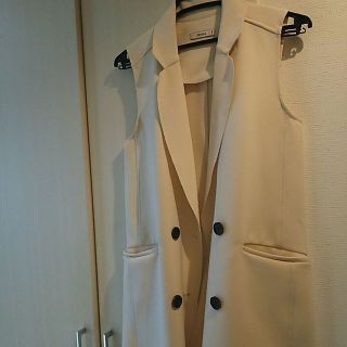 ザラ(ZARA)のベルシュカ ﾛﾝｸﾞｼﾞﾚ(ノーカラージャケット)