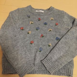 エヘカソポ(ehka sopo)のエヘカソポ お花刺繍ニット(ニット/セーター)