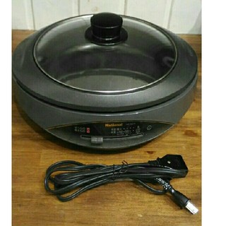 ナショナル　電気グリル鍋(調理機器)