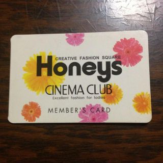 ハニーズ(HONEYS)のHoneys♡メンバーズカード(その他)