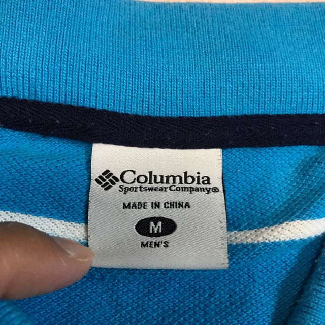 Columbia(コロンビア)のお値下げ中♡ Columbia ボーダー ポロシャツ メンズ メンズのトップス(ポロシャツ)の商品写真