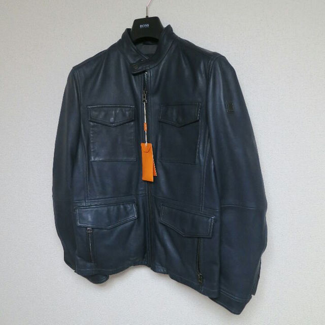 HUGO BOSS - 新品送料込みボスboss orangeレザージャケットJeepメンズ