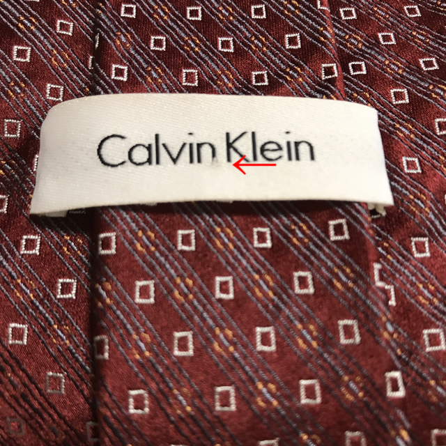 Calvin Klein(カルバンクライン)のカルバンクライン　ネクタイ　Calvin Klein メンズのファッション小物(ネクタイ)の商品写真