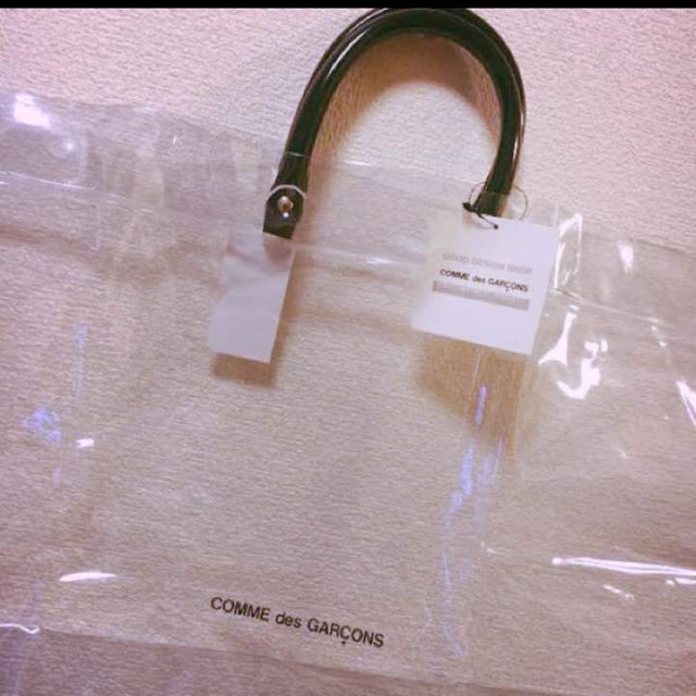 COMME des GARCONS(コムデギャルソン)の【送料無料＊新品＊限定】 コムデギャルソン PVC クリア トート バッグ 鞄 メンズのファッション小物(その他)の商品写真