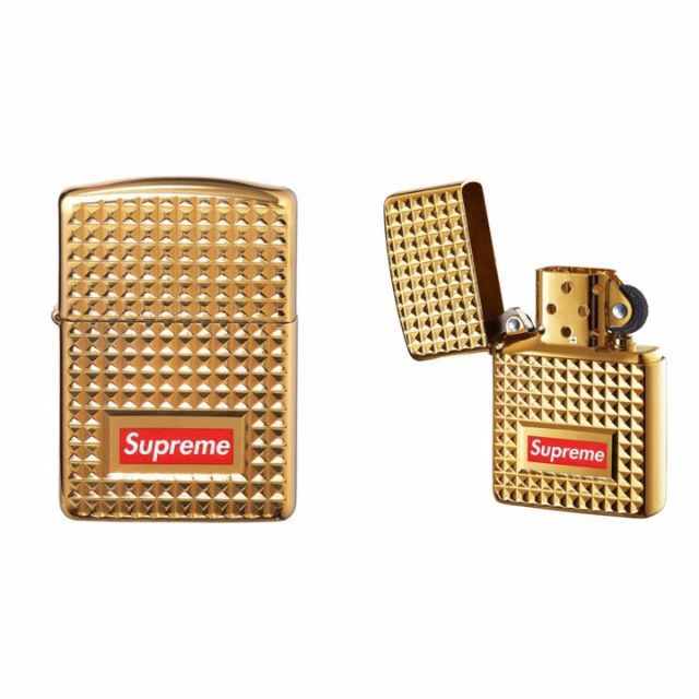 Supreme(シュプリーム)のSupreme zippo diamond cut 金 メンズのファッション小物(タバコグッズ)の商品写真