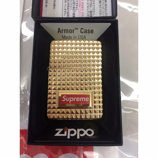 Supreme(シュプリーム)のSupreme zippo diamond cut 金 メンズのファッション小物(タバコグッズ)の商品写真