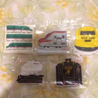 鉄道 ジップバッグ5枚(弁当用品)