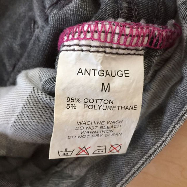 Antgauge(アントゲージ)のスキニーデニム グレー レディースのパンツ(デニム/ジーンズ)の商品写真