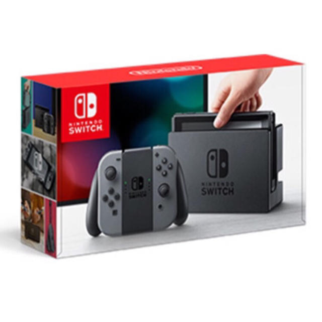 Nintendo Switch(ニンテンドースイッチ)の保証3年 ニンテンドースイッチ 本体 グレー 新品未開封 エンタメ/ホビーのゲームソフト/ゲーム機本体(家庭用ゲーム機本体)の商品写真