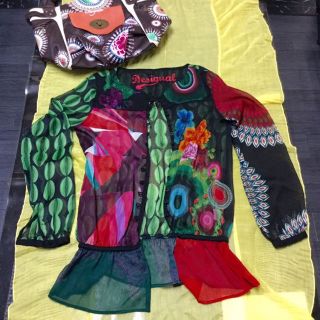 デシグアル(DESIGUAL)の楽天パンダさん専用　デシグアル シースルーブラウス(その他)