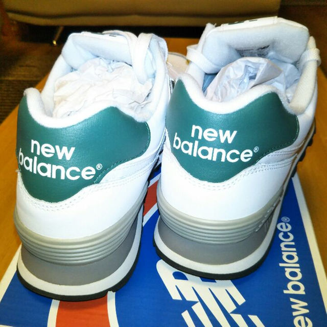 New Balance(ニューバランス)のnewbalance NB574WGR ホワイトレザー 26.5cm 新品未使用 メンズの靴/シューズ(スニーカー)の商品写真