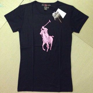 ラルフローレンピンクポニーTシャツM