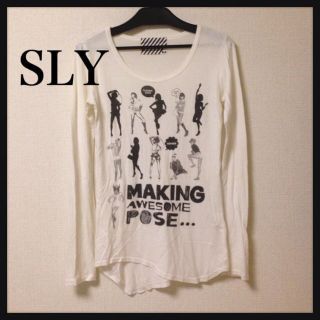 スライ(SLY)のSLY♡プリントロンT(Tシャツ(長袖/七分))