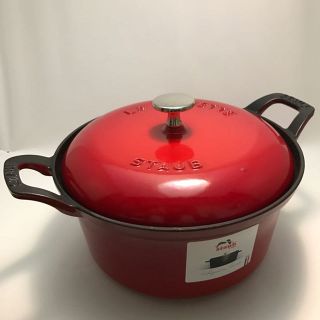 ストウブ(STAUB)のストウブ ピコット 初代モデル 赤 限定(調理道具/製菓道具)