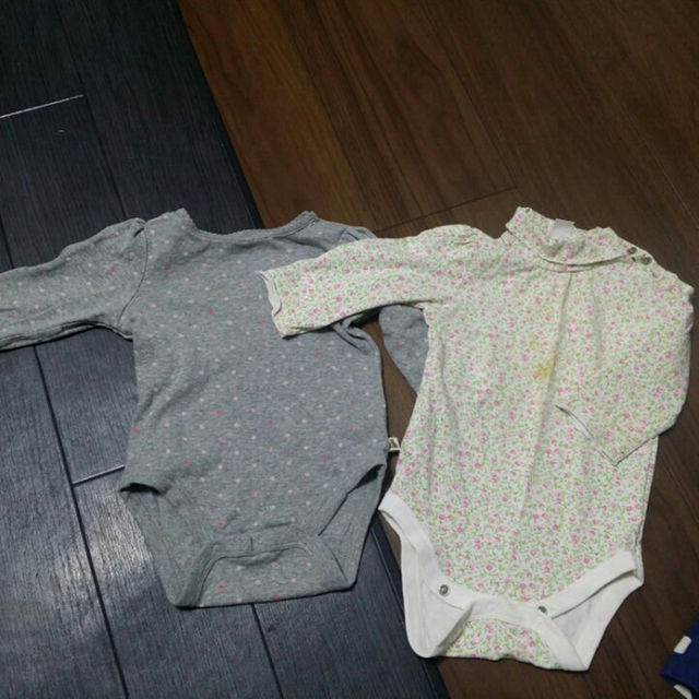 babyGAP(ベビーギャップ)のbaby gap インナー　ロンパース 70サイズ キッズ/ベビー/マタニティのベビー服(~85cm)(カバーオール)の商品写真