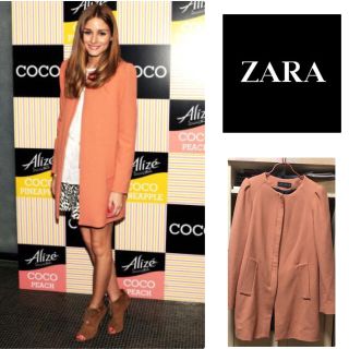 ザラ(ZARA)のオリヴィア パレルモ着用 zara ザラ コート(ロングコート)