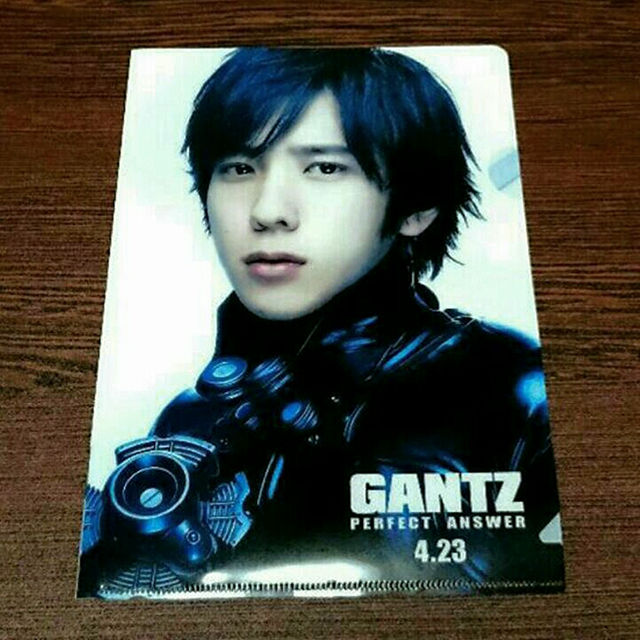 二宮和也＆松山ケンイチ主演  GANTZ ミニクリアファイル おまけ付き エンタメ/ホビーのタレントグッズ(男性タレント)の商品写真