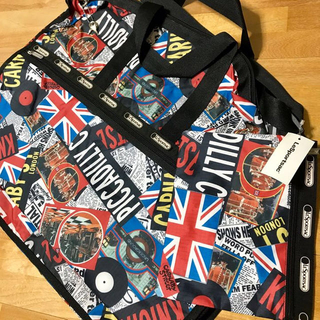 レスポートサック(LeSportsac)の値下げ！タグ付き超激レア レスポ❣️ロンドンコーリング☆EXLウィークエンダー(その他)