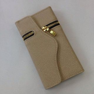 iphoneケース ベージュ(モバイルケース/カバー)